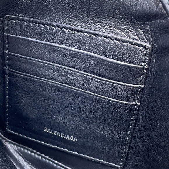 Balenciaga Clutch Bag Triangle Leather 476976 BALENCIAGA Bags - Picture 9 of 10